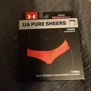 2 for $20~ Under Armour UA Pure Sheers Thong Tanga
